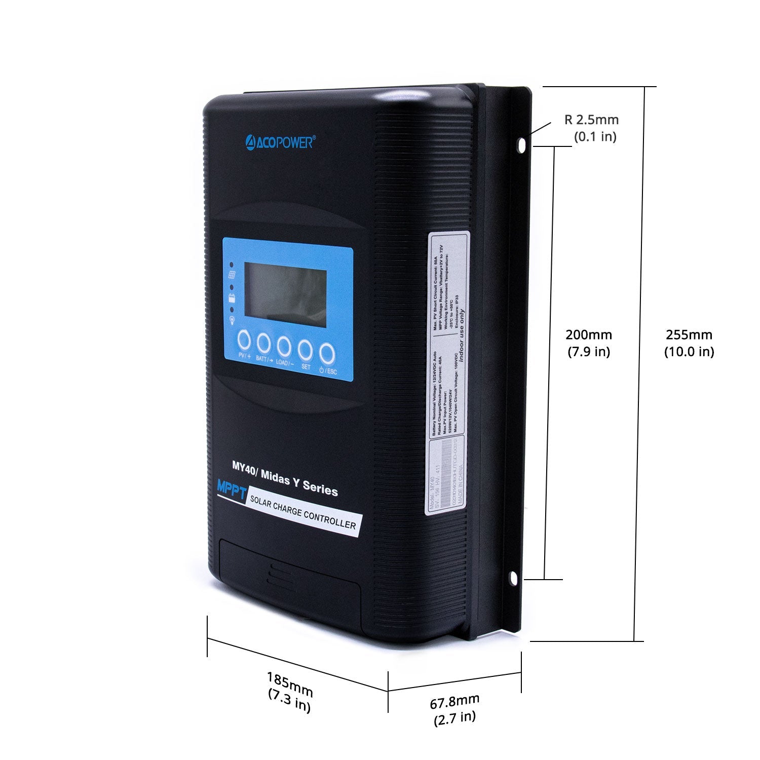 ACOPOWER Midas MPPT Solar Charge Controller——30A, 40A, 50A, 60A