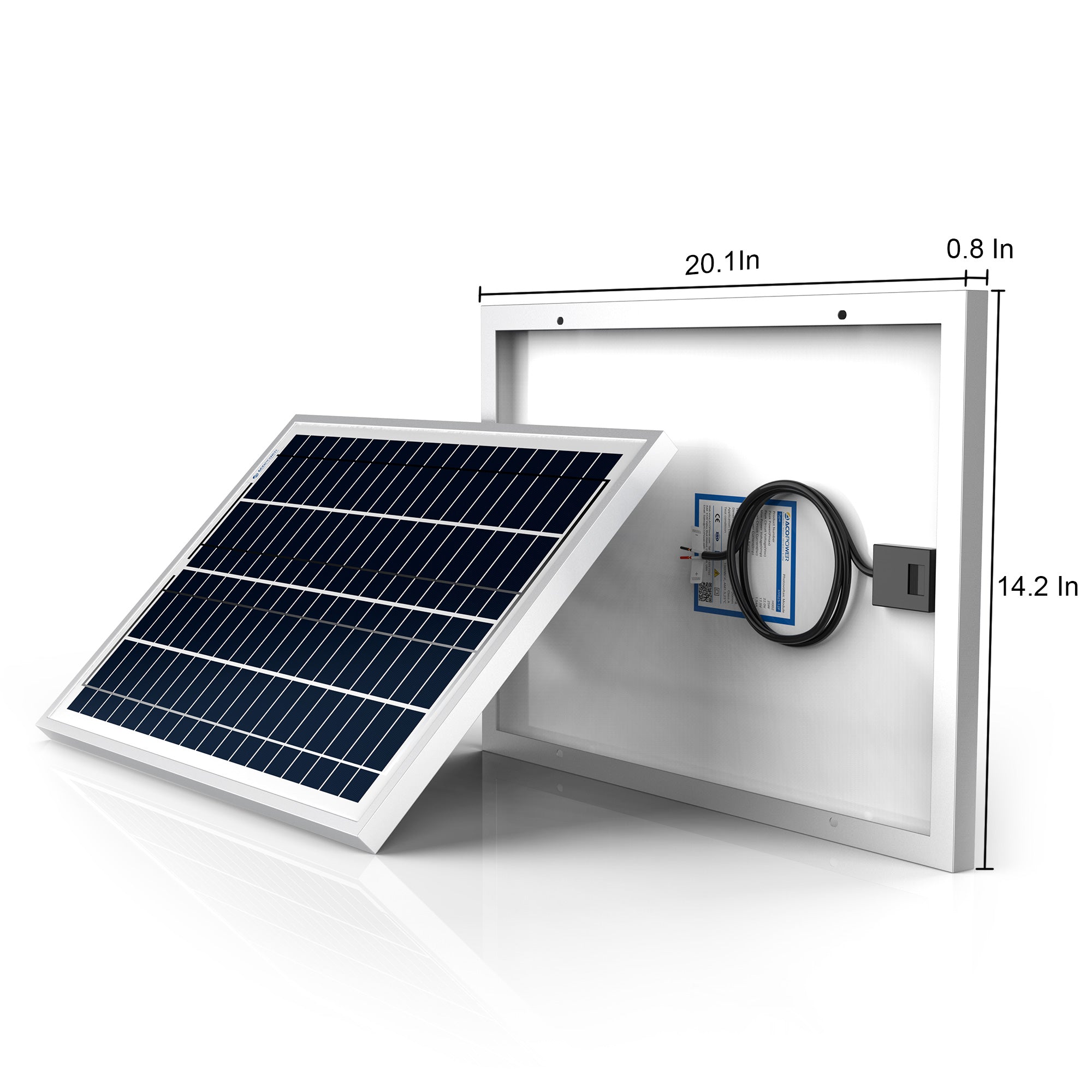 ACOPOWER Poly Solar Panel——15W,  25W, 35W