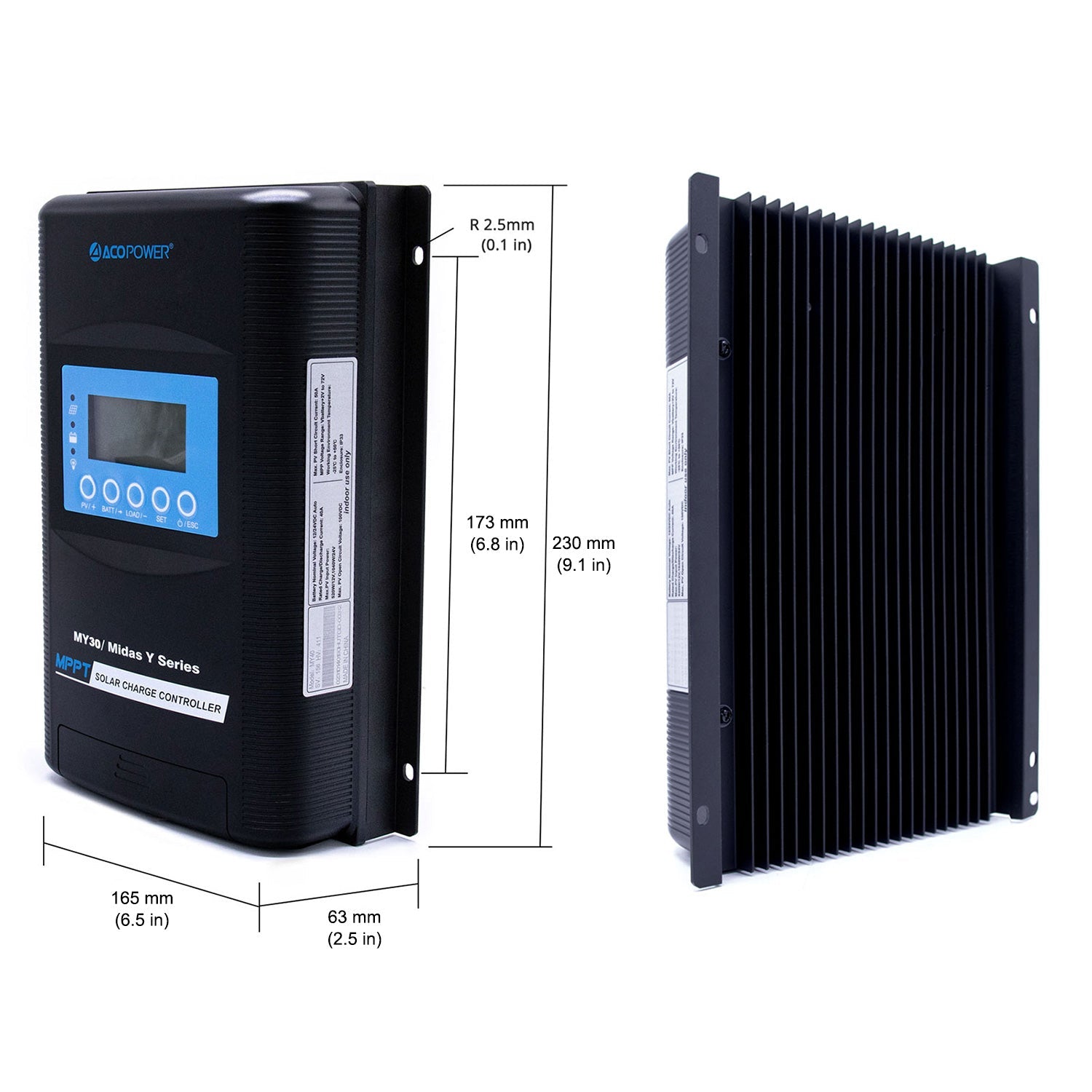 ACOPOWER Midas MPPT Solar Charge Controller——30A, 40A, 50A, 60A